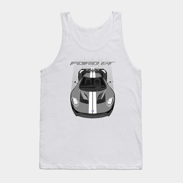 Ford GT-grey and white Tank Top by V8social